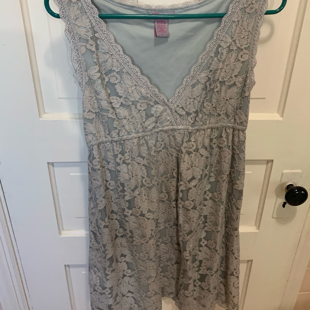 Knee length lace dress